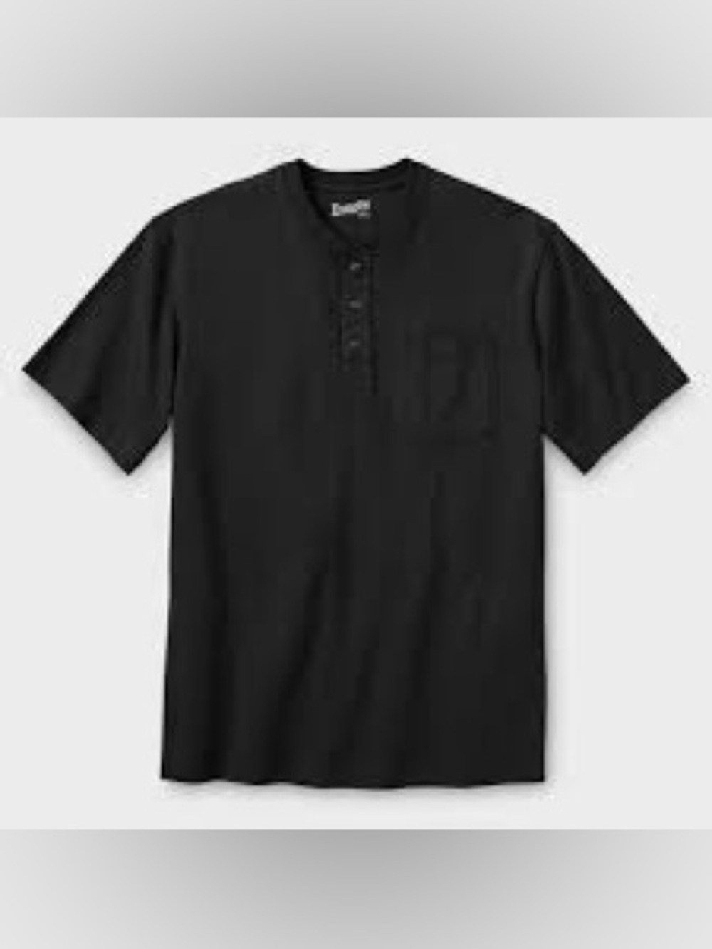 Duluth Trading Company Longtail Henley Short Sleeve w/Pocket